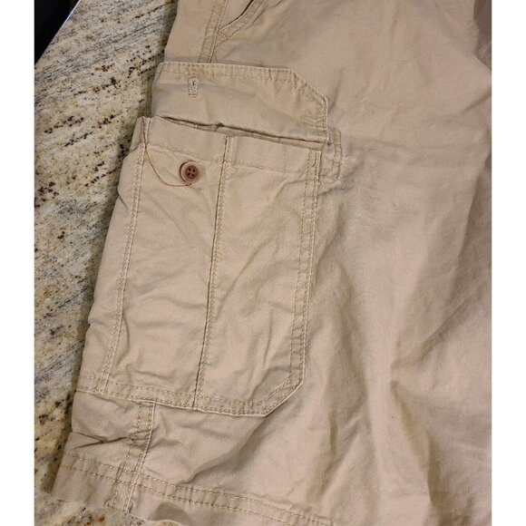 Lot of 2 Izod Saltwater & World Wide Sportsman Men 42 Shorts Cargo Tan Gray - Picture 11 of 16
